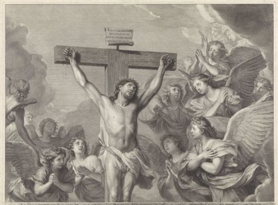 Chrystus na krzyżu autorstwa Gérard Edelinck