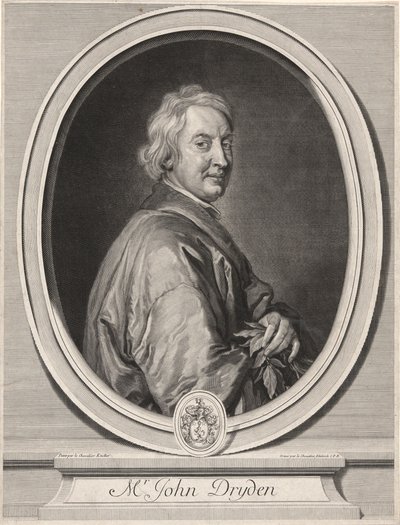John Dryden (1631-1707) autorstwa Gérard Edelinck