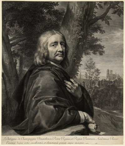 Philippe de Champagne autorstwa Gérard Edelinck