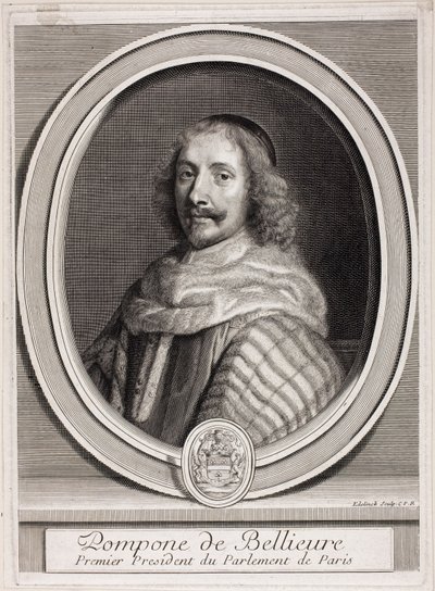 Pompon de Bellièvre autorstwa Gérard Edelinck