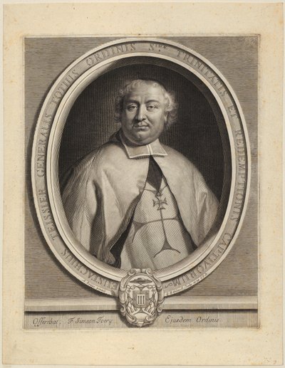 Portret Nicolasa Parfaicta autorstwa Gérard Edelinck