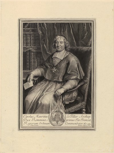 Portret Raimonda Poissona autorstwa Gérard Edelinck