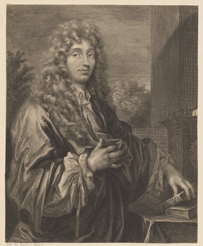 Portret Christiaana Huygensa autorstwa Gérard Edelinck