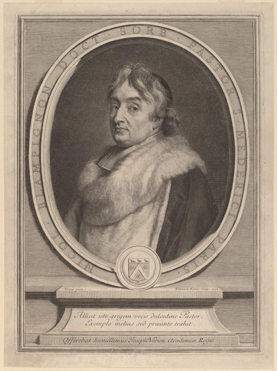 Nicolas de Blampignon autorstwa Gerard Edelinck after Joseph Vivien