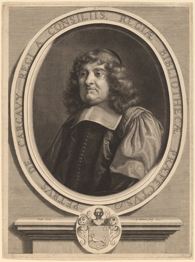 Pierre de Carcavy autorstwa Gerard Edelinck after Louis Testelin