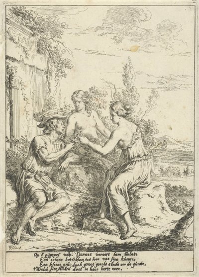 Scena duszpasterska z Dameet, Galate i Amaril autorstwa Gerard Hoet (I)