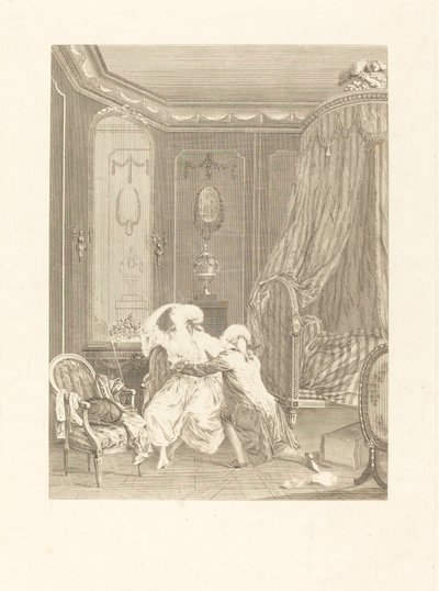 Późna pokuta autorstwa Gerard Rene Le Vilain after Nicolas Lavreince