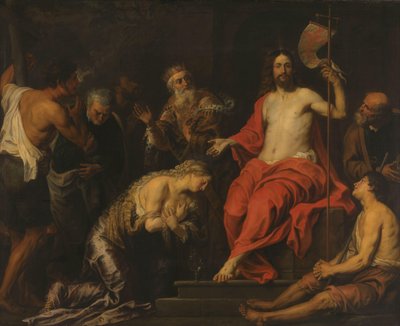 Chrystus i skruszeni grzesznicy autorstwa Gerard Seghers