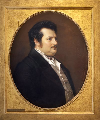 Portret młodego Balzaka (Honore de Balzac autorstwa Gerard Seguin