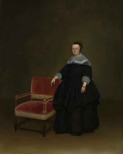 Margaretha van Haexbergen 1614-1676, ok. 1666-67. autorstwa Gerard Terborch II