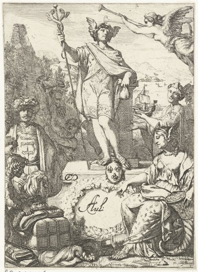 Alegoria handlu z Merkurym autorstwa Gerard de Lairesse (rejected attribution)