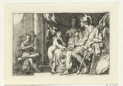 Eneasz opowiada Dydonie o swoich przygodach Historia Dydony i Eneasza (tytuł serii) autorstwa Gerard de Lairesse
