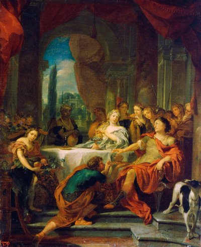 Antoniusz i Kleopatra, XVII lub początek XVIII wieku autorstwa Gerard de Lairesse