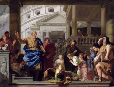 Śmierć Ananiasza, 1687-89 autorstwa Gerard de Lairesse