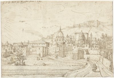 Widok na Neapol i Vomero autorstwa Gerard ter Borch