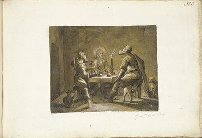 Posiłek w Emaus autorstwa Gerard ter Borch (I)