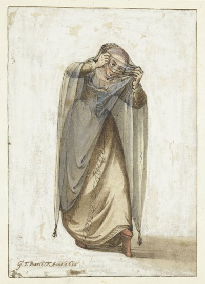 wenecka kurtyzana autorstwa Gerard ter Borch (I)