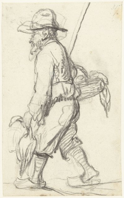 Myśliwy z koszem kaczek autorstwa Gerard ter Borch (II) (possibly)