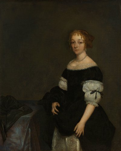 Aletta Pancras (1649-1707) żona Francois de Vicq autorstwa Gerard ter Borch (II)
