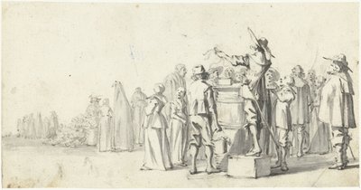 Spiker na rynku autorstwa Gerard ter Borch (II)