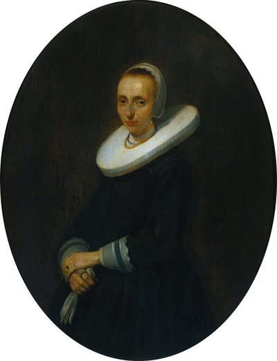 Johanna Bardoel (zm. po 1667 r.). Żona Gerarda van der Schalcke autorstwa Gerard ter Borch