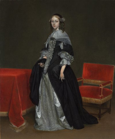Portret kobiety, ok. 1665. autorstwa Gerard ter Borch