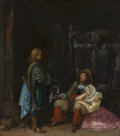 Posłaniec autorstwa Gerard ter Borch