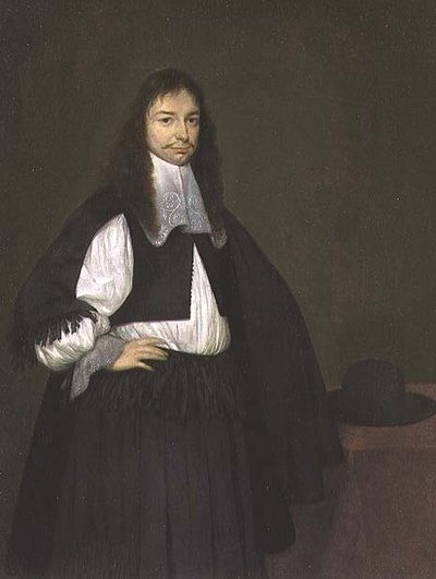 Portret dżentelmena, ok. 1667-8 (dla par patrz 64506) autorstwa Gerard ter Borch