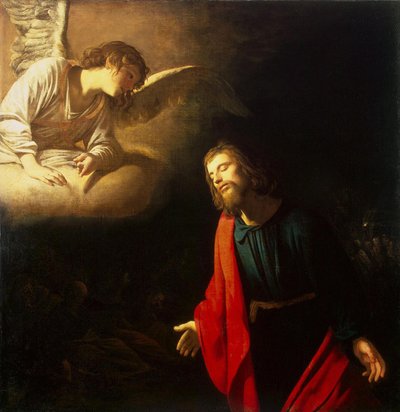 Chrystus w ogrodzie Getsemane (Agonia w ogrodzie) autorstwa Gerard van Honthorst