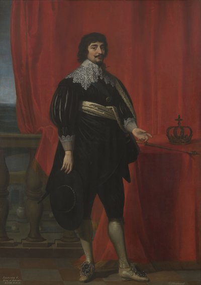 Portret Fryderyka V, króla Czech (1596-1632) autorstwa Gerard van Honthorst