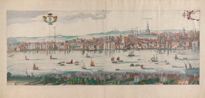 Londyn, panoramiczny widok autorstwa Gerard van Keulen