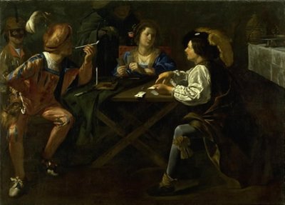 Gracze w karty autorstwa Gerard van Kuijl