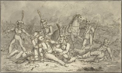 Upadły generał Upadek rosyjskiego generała autorstwa Gerardus Emaus de Micault