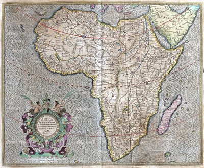 Afryka autorstwa Gerardus Mercator