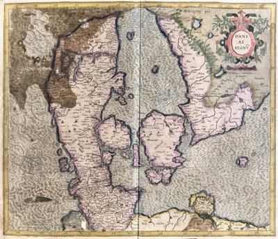 Dania (grawerowanie autorstwa Gerardus Mercator