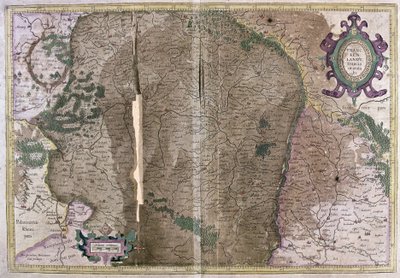 Francja (grawerowanie autorstwa Gerardus Mercator