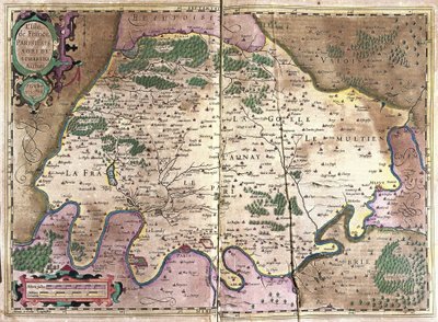 Ile-de-France, Północna Francja autorstwa Gerardus Mercator