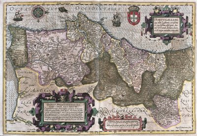 Portugalia (grawerowanie autorstwa Gerardus Mercator