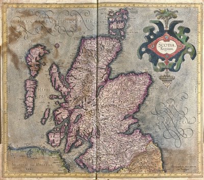Szkocja, Wielka Brytania autorstwa Gerardus Mercator