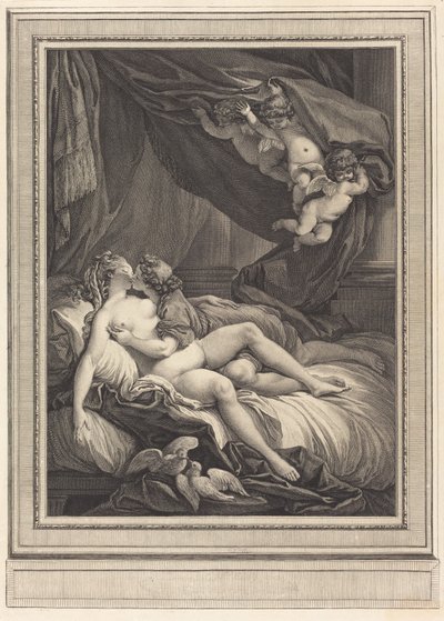 Wenus i Adonis. autorstwa Geraud Vidal