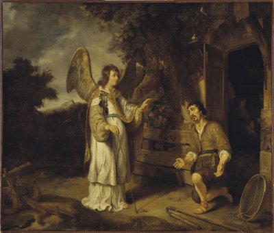 Anioł i Gedeon, 1640 autorstwa Gerbrand van den Eeckhout