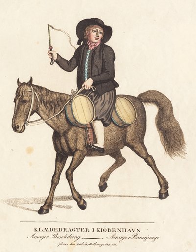 Chłop z Amager autorstwa Gerhard Ludvig Lahde