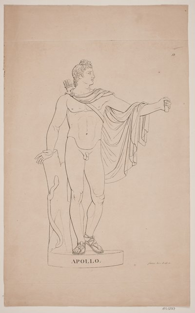 Apollo autorstwa Gerhard Ludvig Lahde