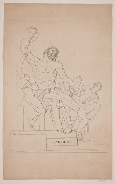 Laokoon autorstwa Gerhard Ludvig Lahde