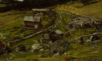 Gospodarstwo w Valdres autorstwa Gerhard Munthe