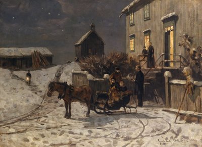 Świąteczna atmosfera autorstwa Gerhard Peter Frantz Vilhelm Munthe