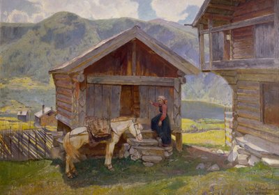 Hol- Hallingdal autorstwa Gerhard Peter Frantz Vilhelm Munthe
