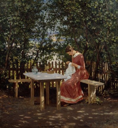 W domku letniskowym autorstwa Gerhard Peter Frantz Vilhelm Munthe