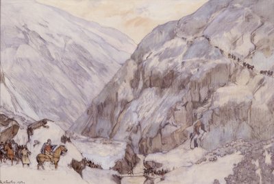 Król Sverre w Vårstien (Drivdalen) autorstwa Gerhard Peter Frantz Vilhelm Munthe