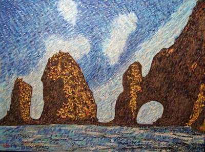 Cabo Arch, 2018 (olej na płótnie) autorstwa Gerhardt Isringhaus